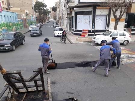 اهم فعالیتهای عمرانی خدماتی واحد امانی منطقه یک در هفته گذشته: