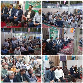 حضور نماینده مجلس شورای اسلامی در میان نمازگزاران مسجد حضرت ولیعصر(عج) شهرک مهدیه