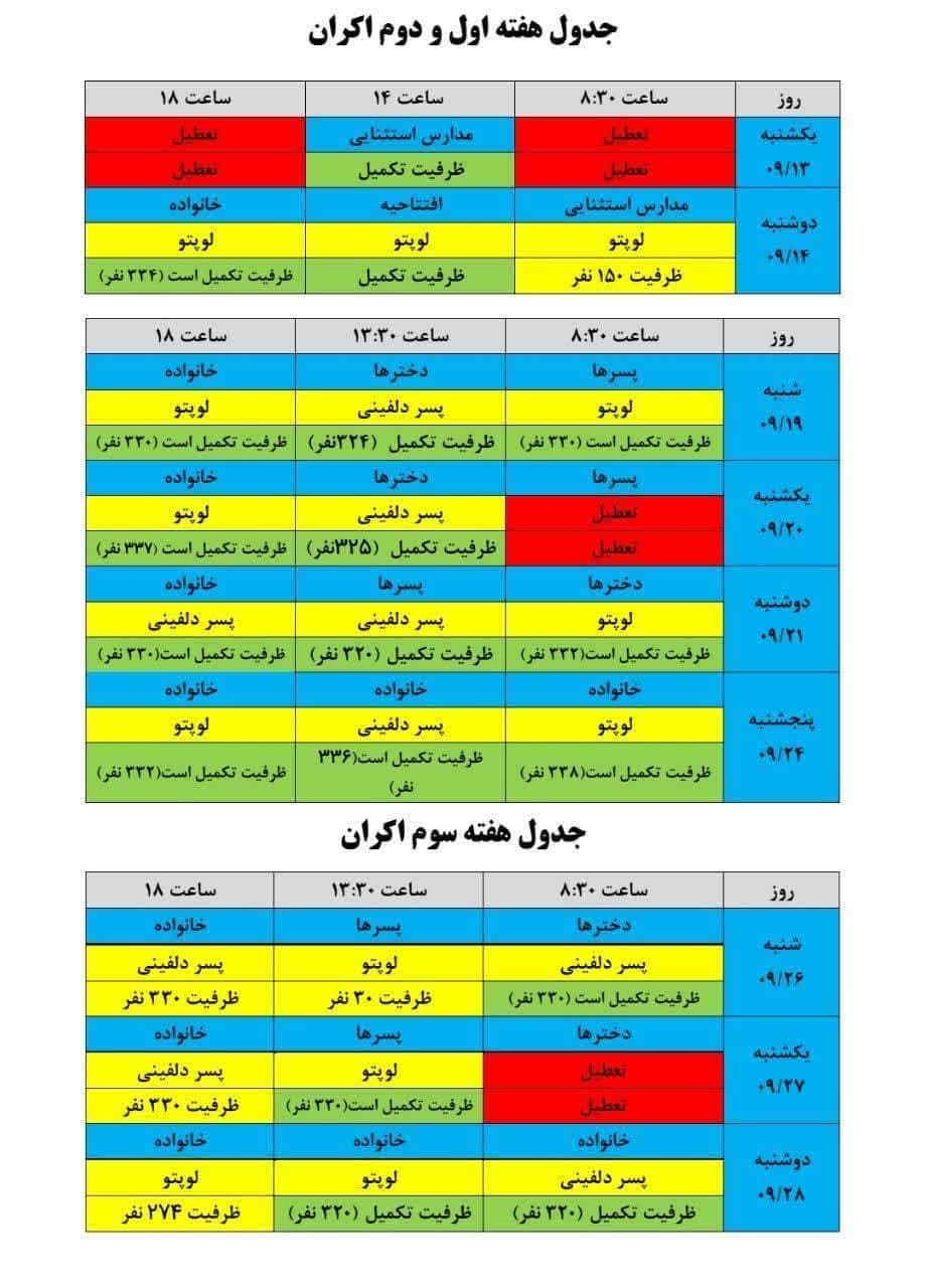 جشنواره بچه های ایران در آستانه تکمیل ظرفیت