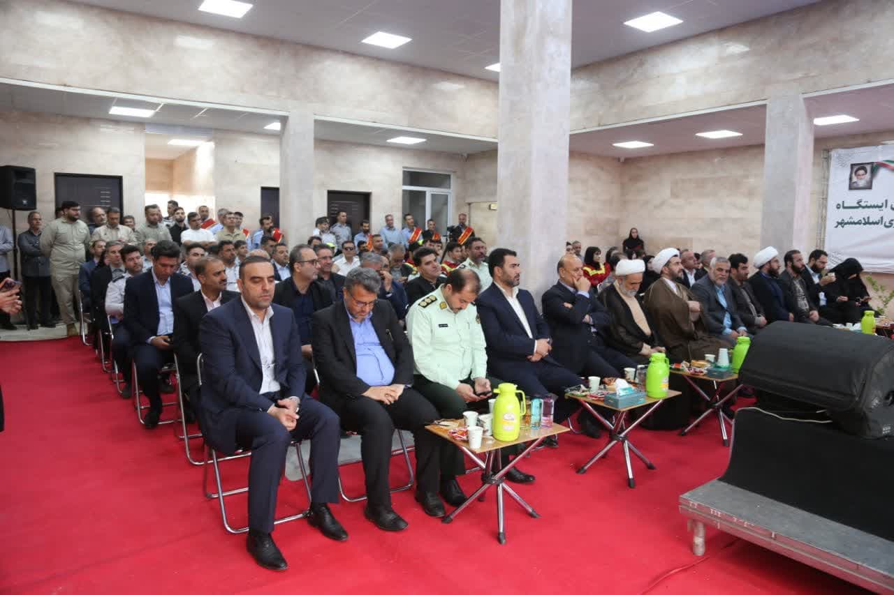 افتتاح ساختمان ایستگاه آتش‌نشانی شماره 8 شهرداری اسلامشهر (شهرک جانبازان)